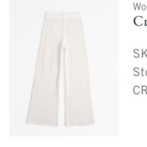 Abercrombie Women’s Crochet Style Cover Up Pants